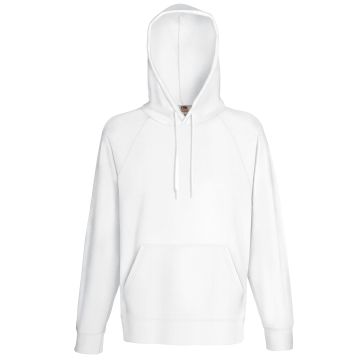 Lightweight hooded sweatshirt - White - XL