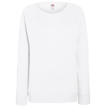 Women's lightweight raglan sweatshirt - White - XS