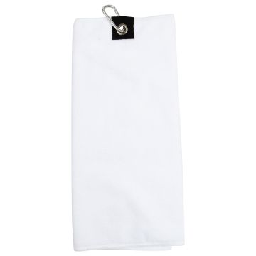 Microfibre golf towel - White - One size