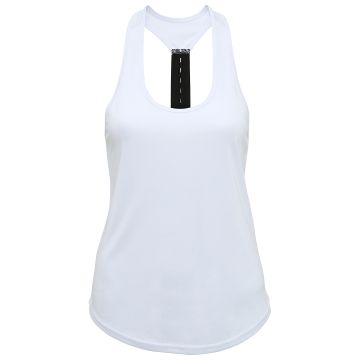Women's TriDri� performance strap back vest - White - XS