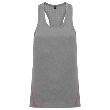 Women's TriDri� 'laser cut' vest - Silver Melange - XS