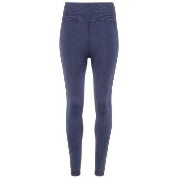 Women's TriDri� seamless '3D fit' multi-sport denim look leggings - Indigo Denim - L