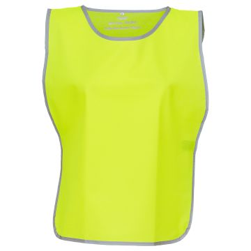 Hi-vis reflective border tabard (HVJ259) - Yellow - S/M