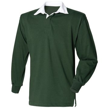 Long sleeve original rugby shirt - Bottle Green - XL