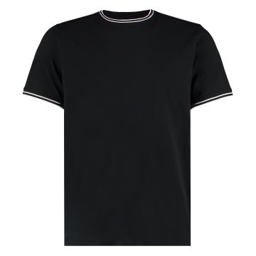 Tipped tee (fashion fit) - Black/White/Grey - 2XL