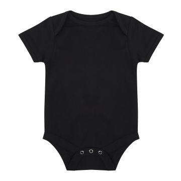 Essential short-sleeved bodysuit - Black - 0/3 Months
