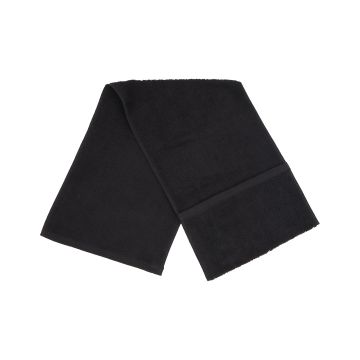 Luxury range pocket gym towel - Black - One size