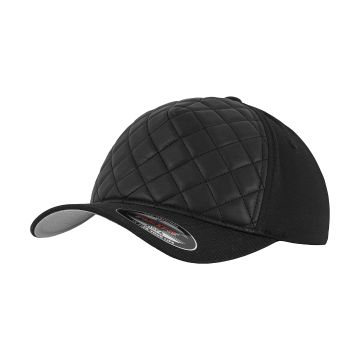 Diamond quilted Flexfit (6277Q) - Black - L/XL
