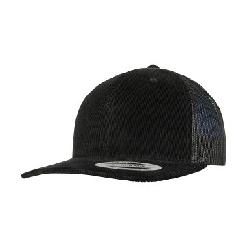 Corduroy retro trucker (6606CT) - Black - One size