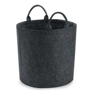 Felt trug - Charcoal Melange - M