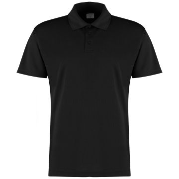 Regular fit micro mesh polo with Cooltex® plus - Black - 2XL