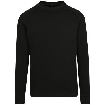 Raglan sweat crew neck - Black - 2XL