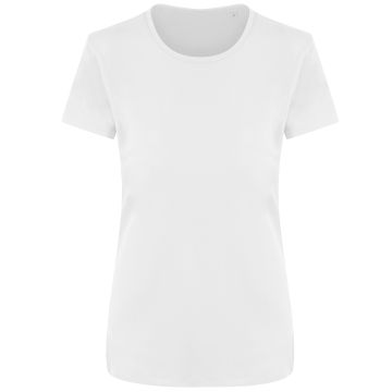 Women's Ambaro recycled sports tee - Arctic White - L