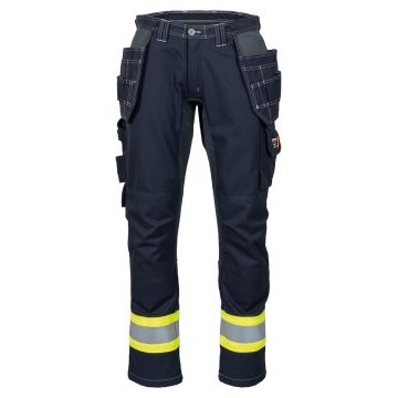 Flame Retardant Craftsman Stretch Trousers - yellow/navy - 30R