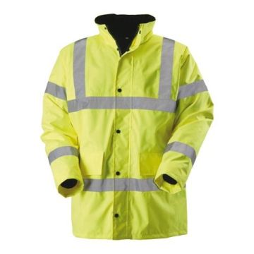 Hi - Vis Yellow Coat-Yellow-Small