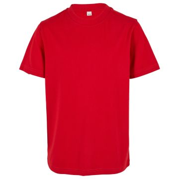 Organic kids basic tee - City Red - 4/6 Years