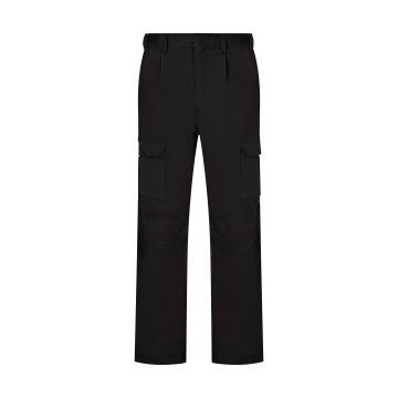 Eco Workwear Cargo Trouser Regular - Black - 30