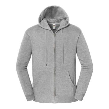 Iconic premium hooded sweat jacket - Athletic Heather - S