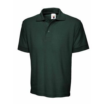 Heavyweight Cotton Poloshirt - Bottle Green - XS