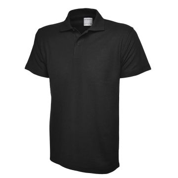 Childrens Active Cotton Poloshirt - Black - 3/4 yrs