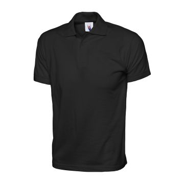 Jersey Poloshirt - Black - XS