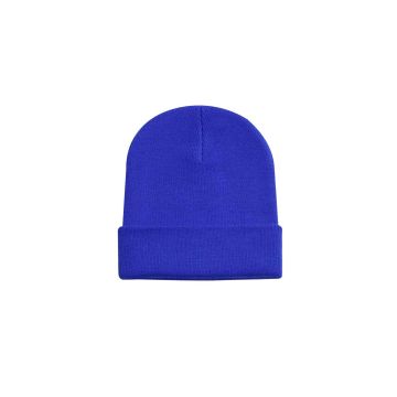 Heavyweight Cuffed Beanie - Deep Royal - ONE