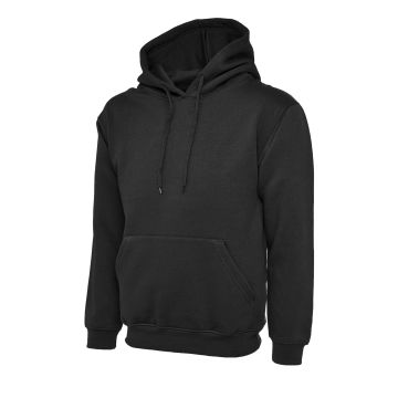 Heavyweight Hooded Sweatshirt - Black - XS