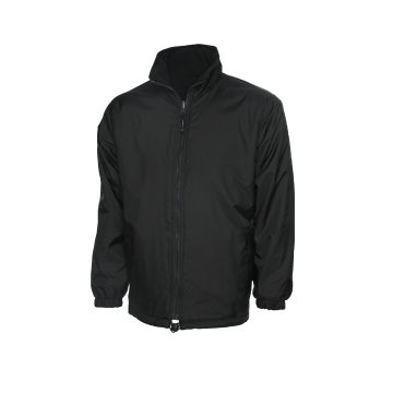 Classic Reversible Fleece Jacket - Black - M