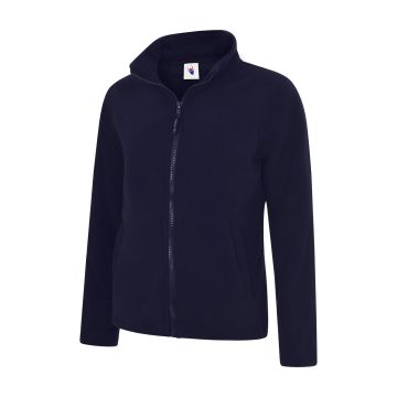 Ladies Classic Full Zip Fleece Jacket - Navy - XS
