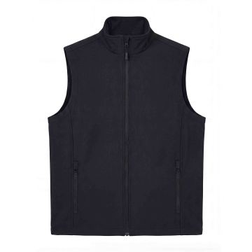 Ladies Printable Softshell Gilet - Black/Black - XL