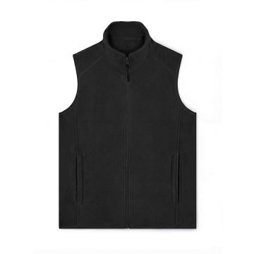 Microfleece Gilet - Black - S
