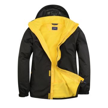 Deluxe Outdoor Jacket - Black/Submarine Yellow - S