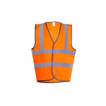 Childrens Hi Vis Waist Coat - Orange - 10/13 yrs