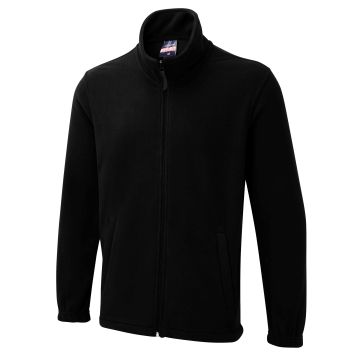 The UX Full Zip Fleece - Black - XS
