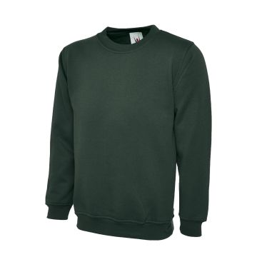 The UX Children's Sweatshirt - Bottle Green - 7/8 YRS