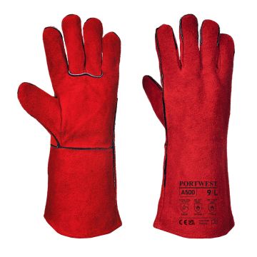 Welders Gauntlet - Red - XXXL