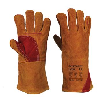 Reinforced Welding Gauntlet - Brown - XL