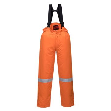 Araflame Insulated Winter Salopettes  - Orange - XL