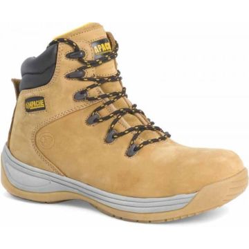 Apache Wheat Flexi Safety Hiker Boot with VAT