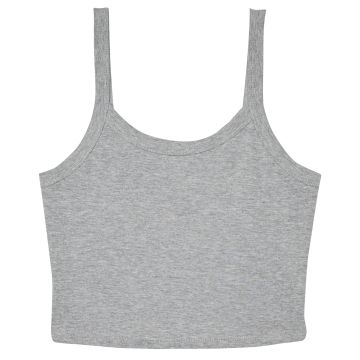 Women�s micro rib spaghetti strap tank