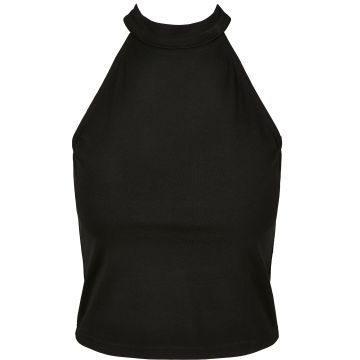 Women�s turtleneck short top - Black - 2XL