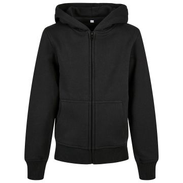 Organic kids basic zip hoodie