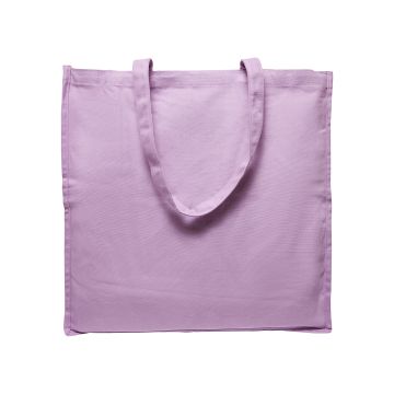 Oversized canvas tote bag - Soft Lilac - One size
