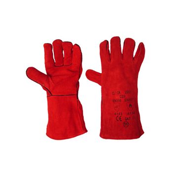 Red Welders Gauntlet-One Size