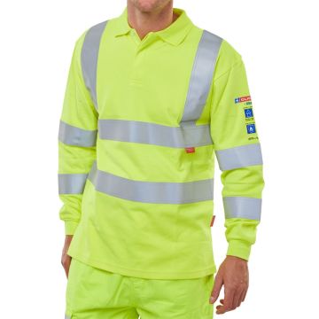 ARC COMPLIANT SAT YELLOW POLO 4XL