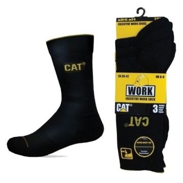 CAT EXECUTIVE WORK SOCK - 3 PAIR PACK