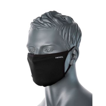 3 Ply Washable Fabric Face Mask -Navy-One Size