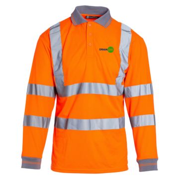 Hi VIs Long Sleeved Polo