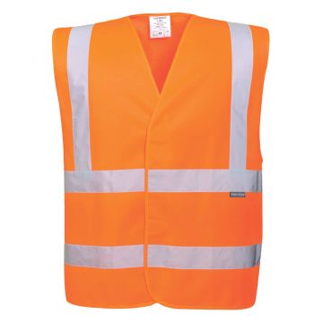 Eco Hi-Vis Vest (10 Pack) - Orange - 4X/5X