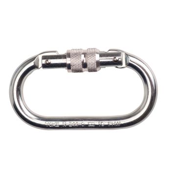 Screwgate Carabiner - Silver -